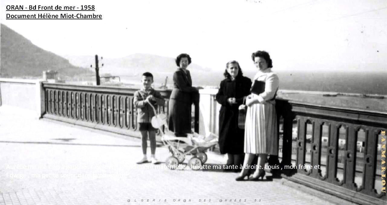 Oran - Boulevard Front de Mer - Famille Miot - 1958 -.jpg